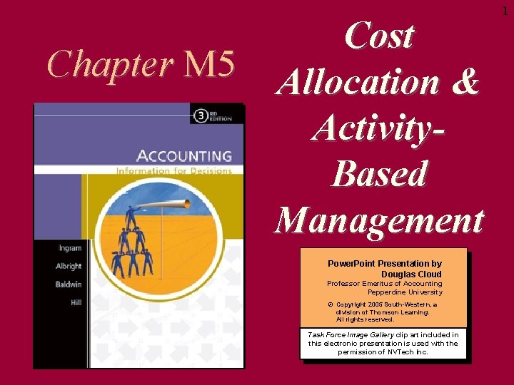Cost Chapter M 5 Allocation Activity Based Management