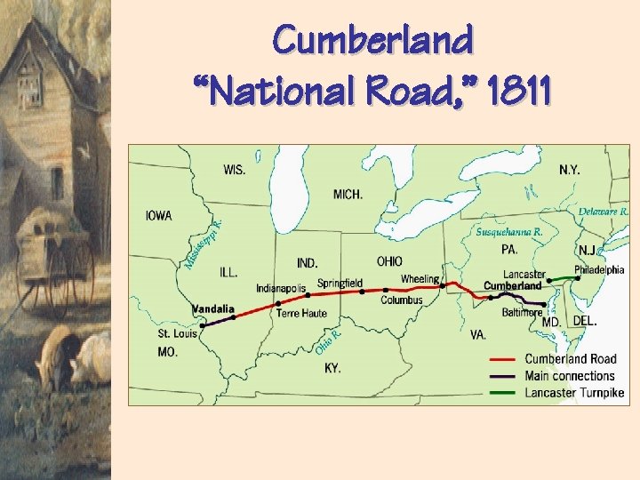 Cumberland “National Road, ” 1811 