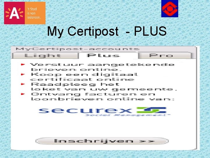 My Certipost - PLUS 