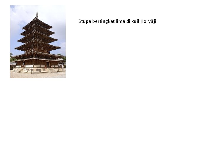 Stupa bertingkat lima di kuil Horyūji 