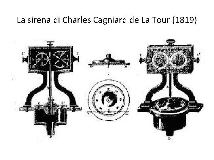 La sirena di Charles Cagniard de La Tour (1819) 
