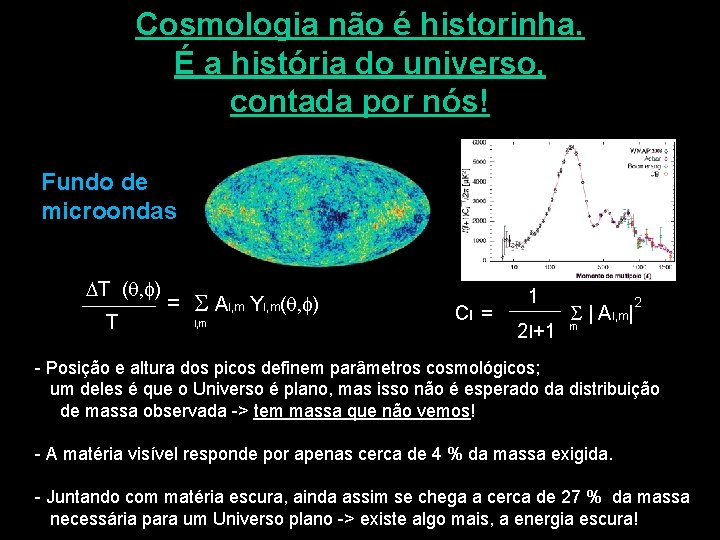 Cosmologia não é historinha. É a história do universo, contada por nós! Fundo de