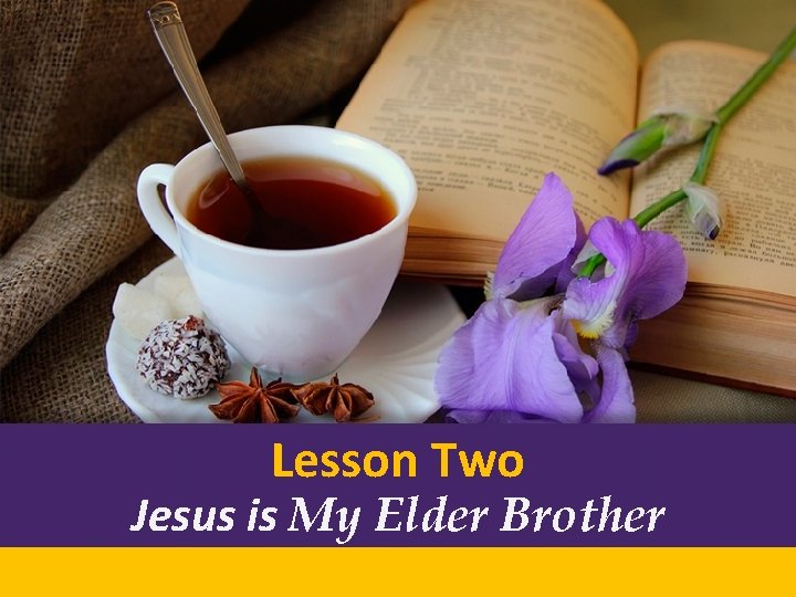 Lesson Two Jesus is My Elder Brother 