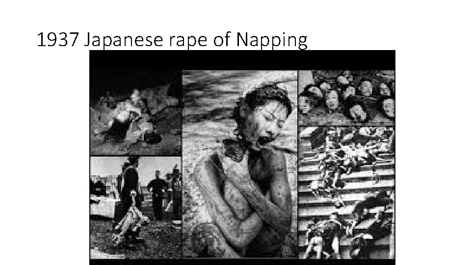 1937 Japanese rape of Napping 