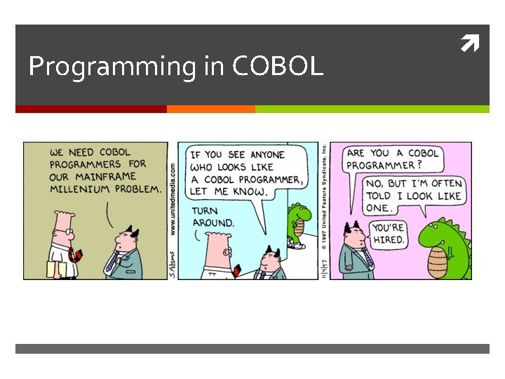 Programming in COBOL 