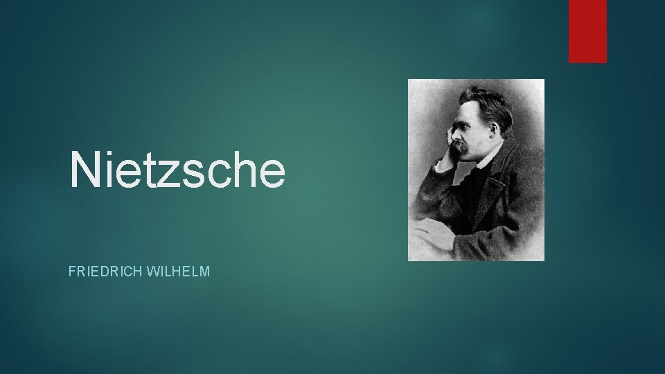 Nietzsche FRIEDRICH WILHELM 