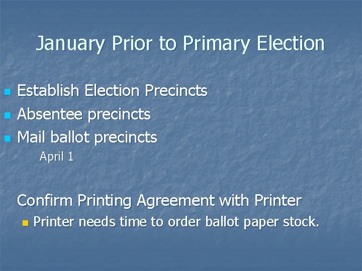 Sample Scan Ballot Optical Scan Ballot January Prior to Primary Election