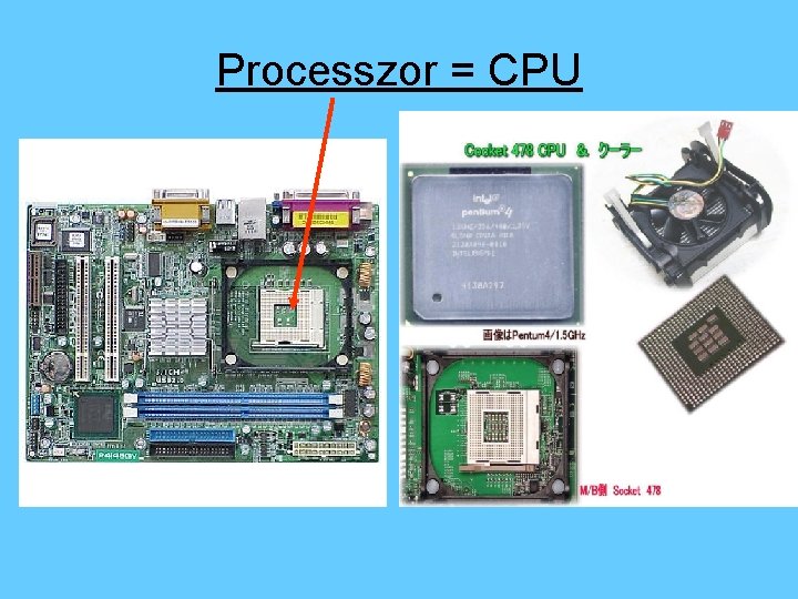 Processzor = CPU 