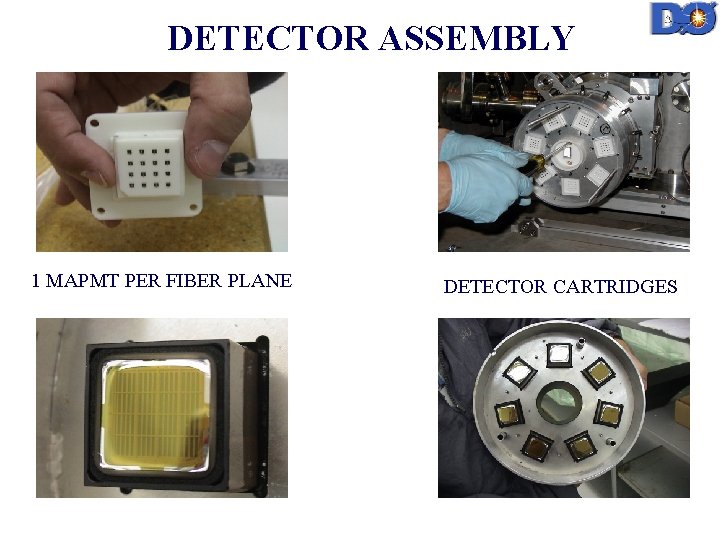 DETECTOR ASSEMBLY 1 MAPMT PER FIBER PLANE DETECTOR CARTRIDGES 