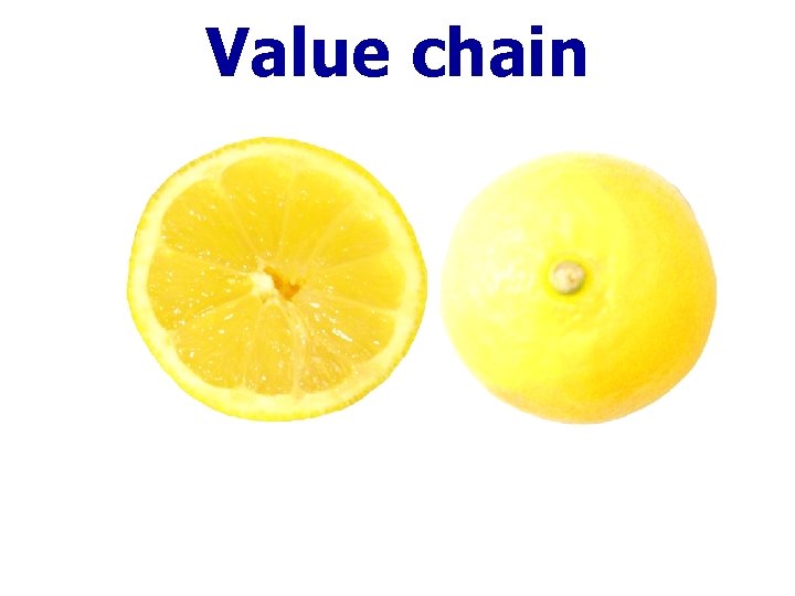 Value chain 