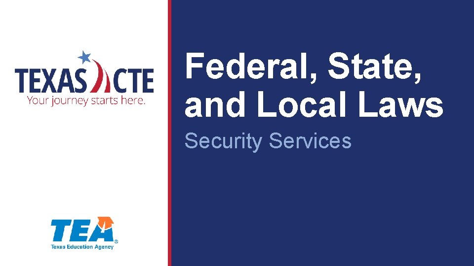 Federal, State, and Local Laws Security Services 