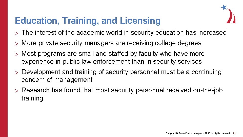 Education, Training, and Licensing > The interest of the academic world in security education