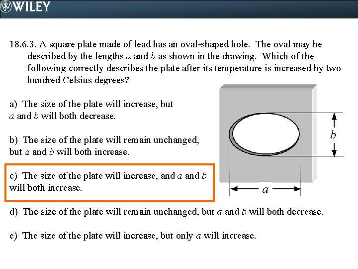 18. 6. 3. A square plate made of lead has an oval-shaped hole. The