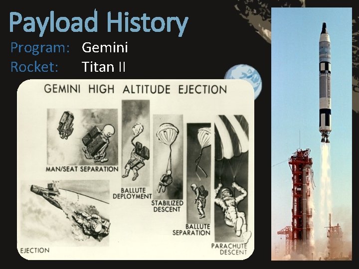 Payload History Program: Gemini Rocket: Titan II 