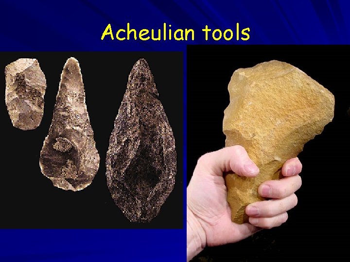 Acheulian tools 