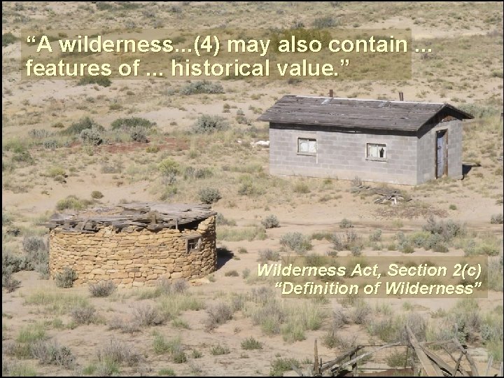 “A wilderness. . . (4) may of also contain. . . 3 Classes Stuff