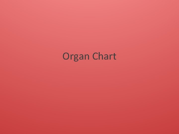 Organ Chart 