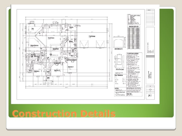Construction Details 
