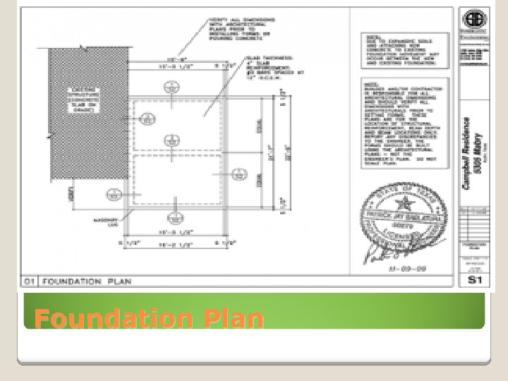 Foundation Plan 