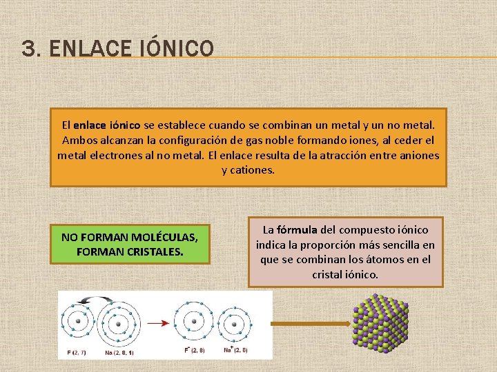 UNIDAD 3 ENLACE QUMICO CMO SE PRESENTAN LOS