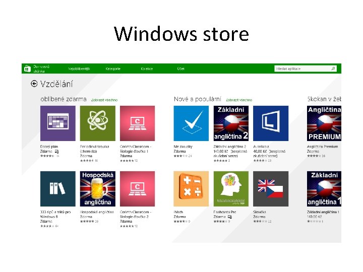 Windows store 