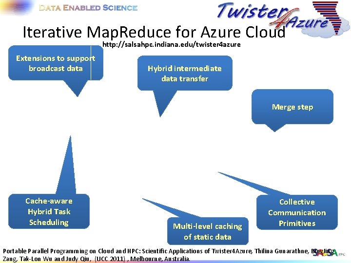 Iterative Map. Reduce for Azure Cloud http: //salsahpc. indiana. edu/twister 4 azure Extensions to