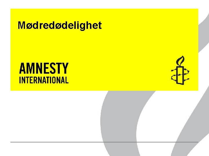 Mødredødelighet Mødredødelighet