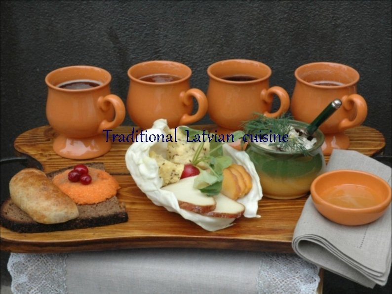 Traditional Latvian cuisine 
