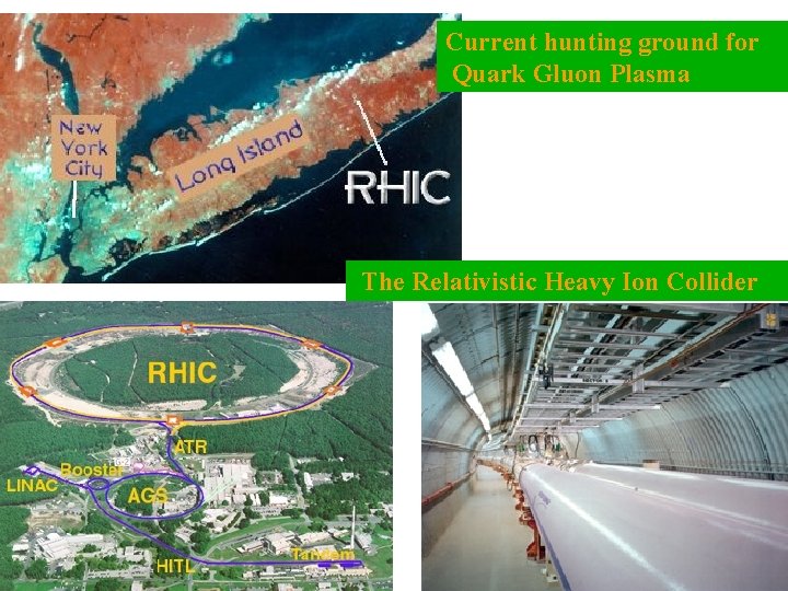 Current hunting ground for Quark Gluon Plasma The Relativistic Heavy Ion Collider 7 