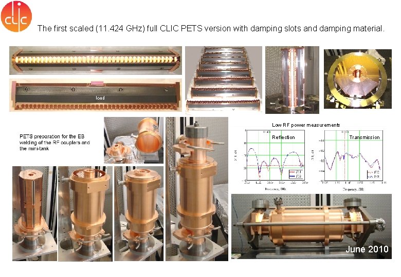 The first scaled (11. 424 GHz) full CLIC PETS version with damping slots and