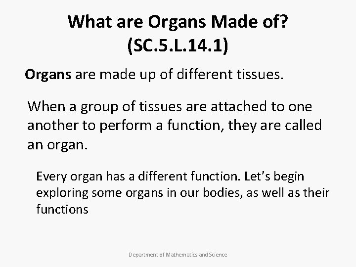 Orgains Topic Good Morning Scholars Must Do Now Before the
