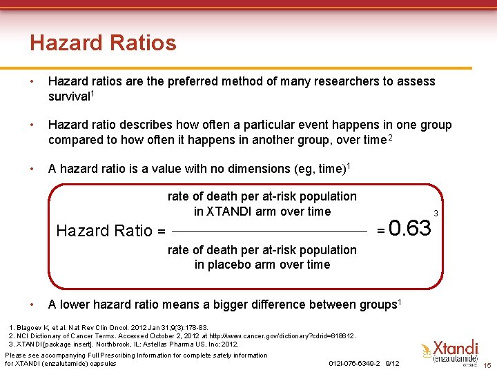 Hazard Ratios • Hazard ratios are the preferred method of many researchers to assess Hazard Ratios • Hazard ratios are the preferred method of many researchers to assess