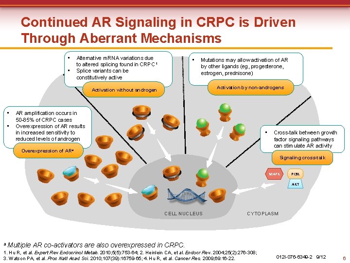 Continued AR Signaling in CRPC is Driven Through Aberrant Mechanisms • • Alternative m. Continued AR Signaling in CRPC is Driven Through Aberrant Mechanisms • • Alternative m.