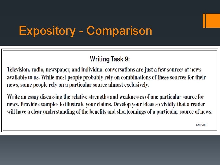 Expository - Comparison 