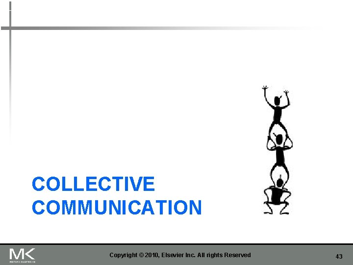 COLLECTIVE COMMUNICATION Copyright © 2010, Elsevier Inc. All rights Reserved 43 