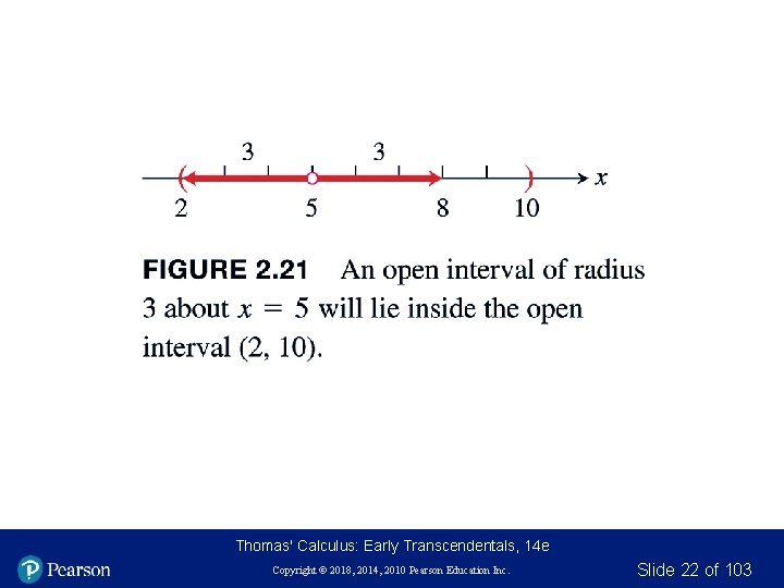 Thomas' Calculus: Early Transcendentals, 14 e Copyright © 2018, 2014, 2010 Pearson Education Inc. Thomas' Calculus: Early Transcendentals, 14 e Copyright © 2018, 2014, 2010 Pearson Education Inc.