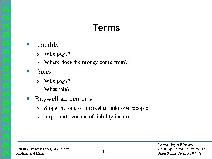 $$ $$ $$ $$ $$ Terms § Liability › Who pays? › Where does