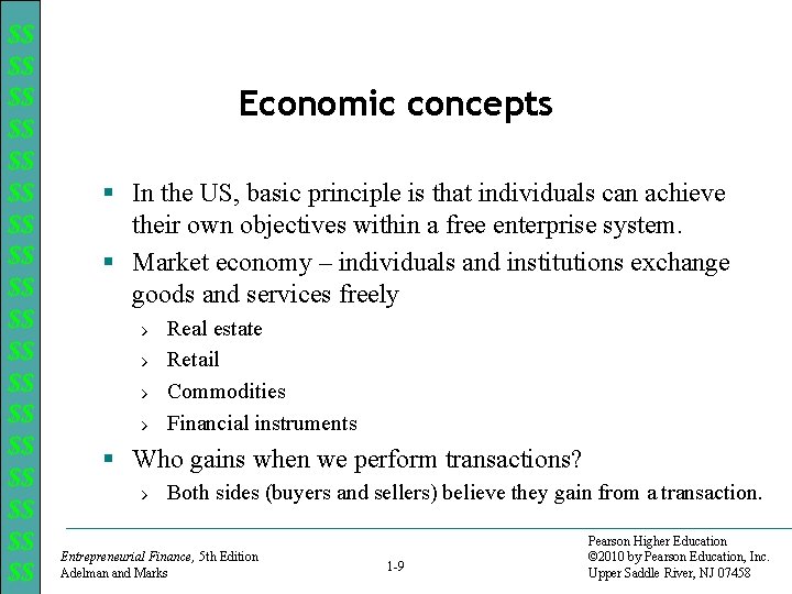 $$ $$ $$ $$ $$ Economic concepts § In the US, basic principle is