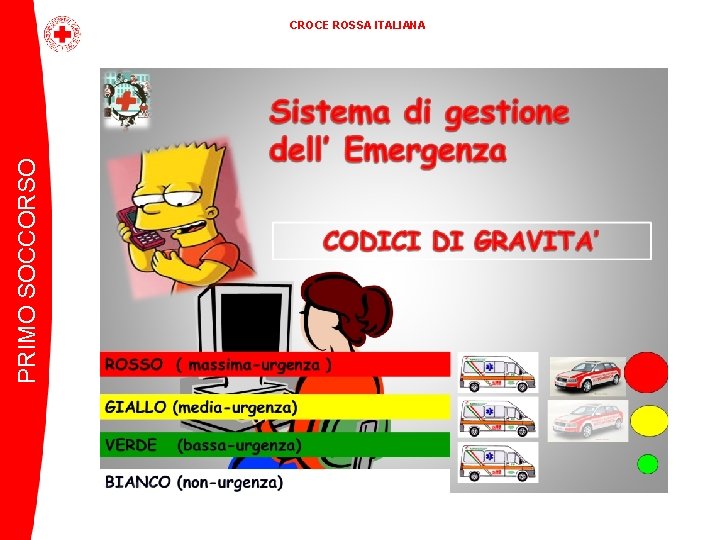 PRIMO SOCCORSO CROCE ROSSA ITALIANA 