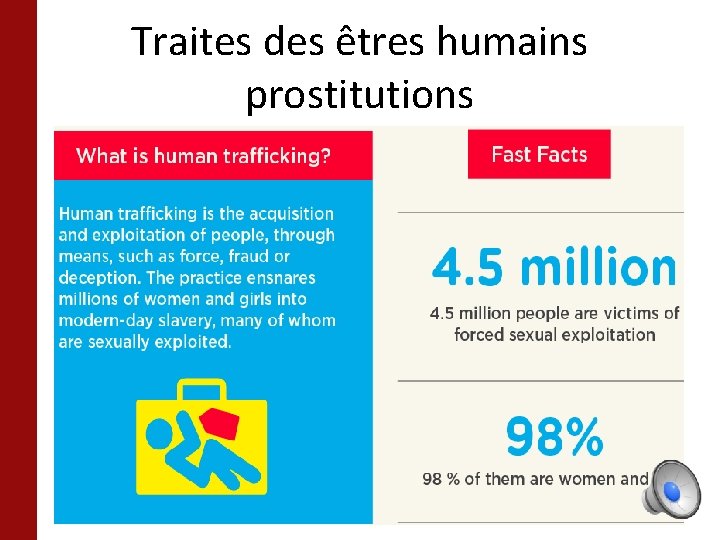 Traites des êtres humains prostitutions 