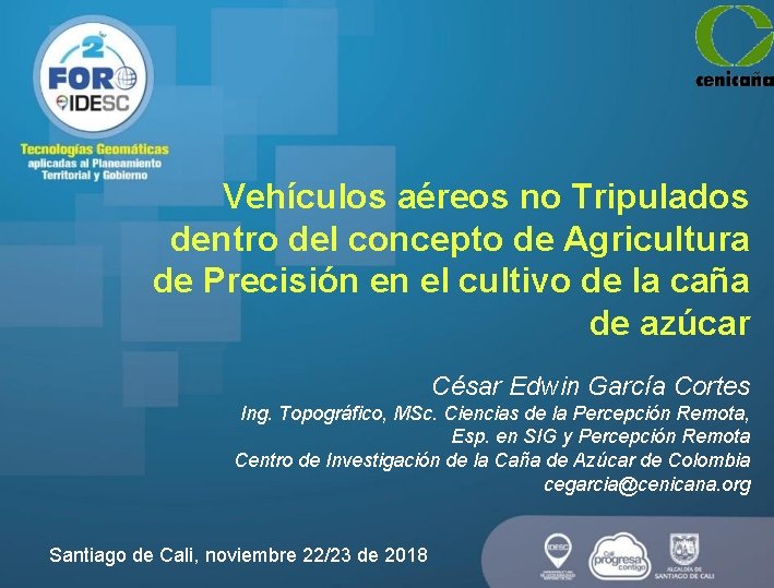 Vehículos aéreos no Tripulados dentro del concepto de Agricultura de Precisión en el cultivo