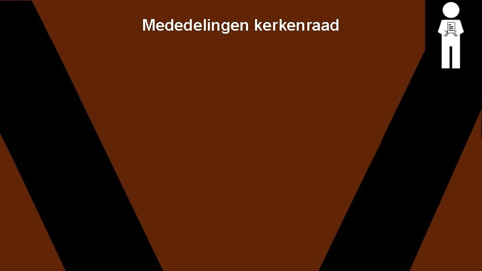 Mededelingen kerkenraad 