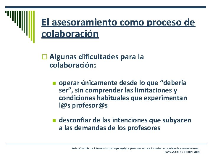 La intervencin psicopedaggica para una escuela inclusiva un