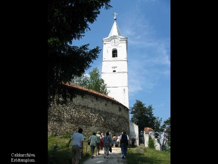 Csíkkarcfalva. Erődtemplom. 