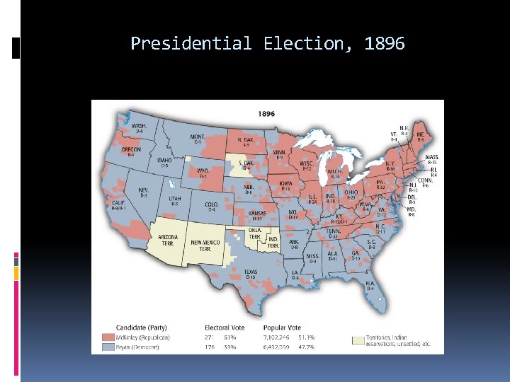 Presidential Election, 1896 