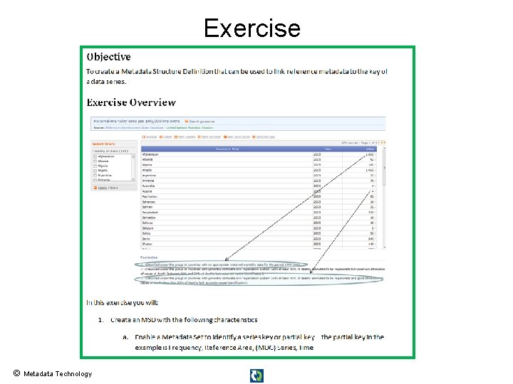 Exercise © Metadata Technology 