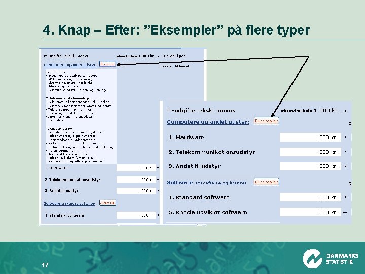 4. Knap – Efter: ”Eksempler” på flere typer 17 