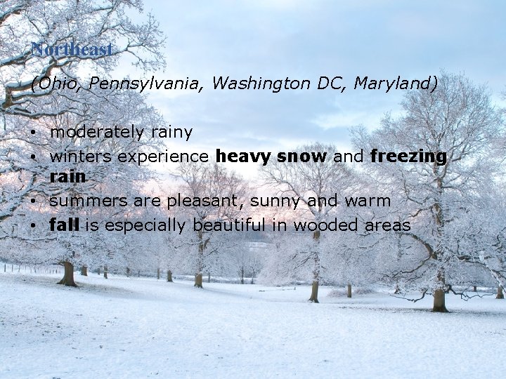 Gymnázium a Jazyková škola s právem státní jazykové zkoušky Svitavy Northeast (Ohio, Pennsylvania, Washington