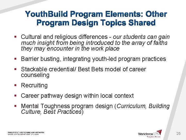 § Cultural and religious differences - our students can gain much insight from being