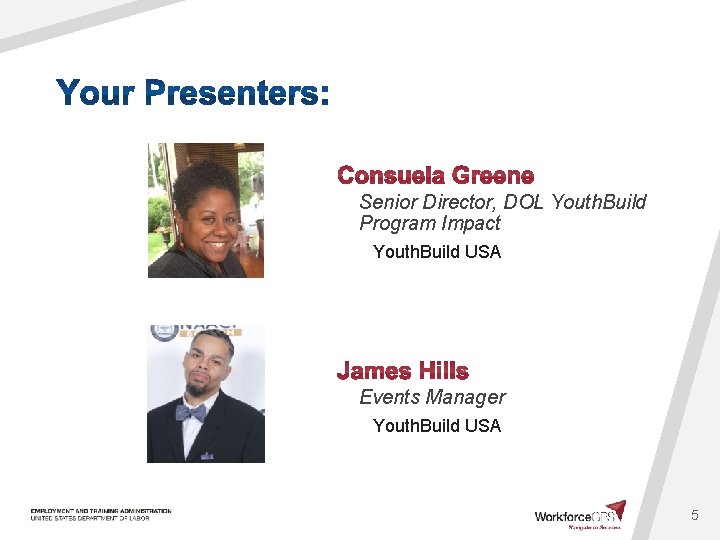 Senior Director, DOL Youth. Build Program Impact Youth. Build USA Events Manager Youth. Build